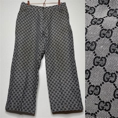 vintage gucci logo pants|gucci logo outline.